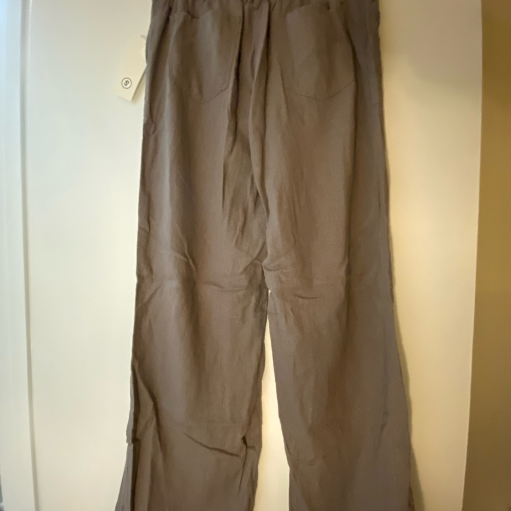 JUST LIVING - Women’s Purple/Gray Linen Pants - NWT